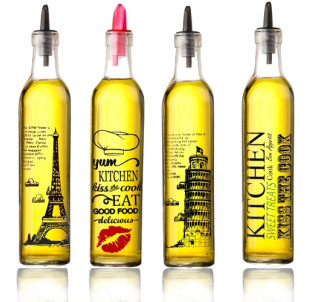 701-8 Пляшка для олії та оцту мікс 500мл Урбан - фото