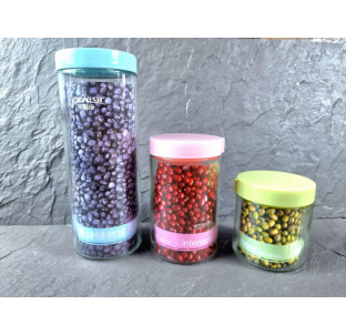 7014-01 Набір ємністей(1000 мл,580 мл,400 мл) - фото