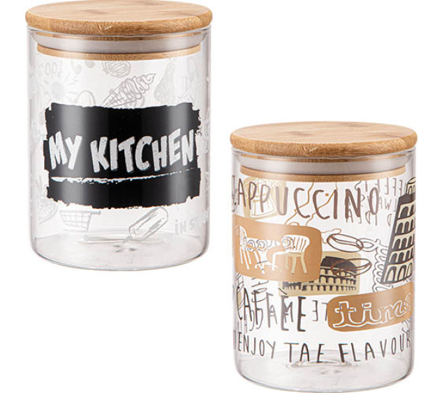 7029-04 Ємність кругла My kitchen Мікс 720мл - фото