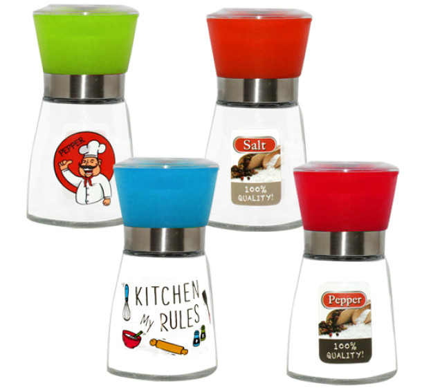 7032-2 Млинок для солі та перцю "Правила кухні" 180мл (72) - фото