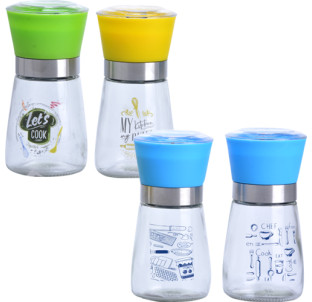 7032-4 Млинок для солі та перцю 180мл Час куховарити - фото