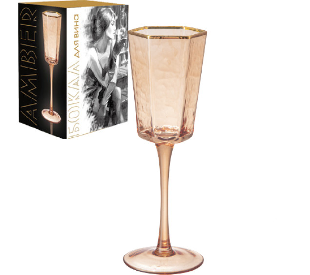 7051-12 Келих для вина "Amber" 180мл - фото