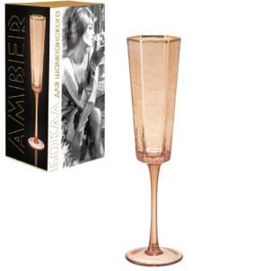 7051-13 Келих для шампанського "Amber" 140мл - фото