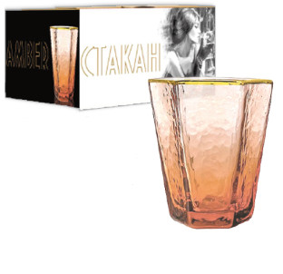 7051-14 Склянка "Amber" 280мл - фото