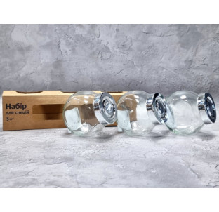 7053-01 Набір для спецій 3шт 180мл - фото