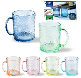 7140-02 Набір чашок 300мл 2 шт (Мікс) - фото