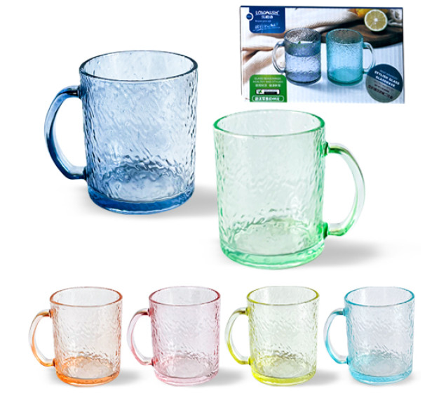 7140-02 Набір чашок 300мл 2 шт (Мікс) - фото