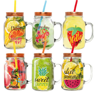 739 Чашка скляна "Привіт, літо" 600мл - фото