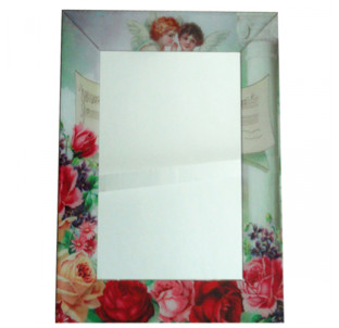 740-001 Дзеркало з рамкою Ангели 80*60*4,5см - фото