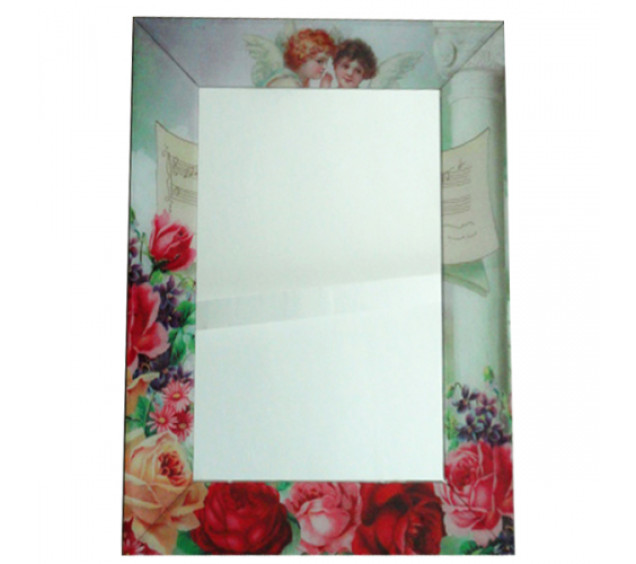 740-001 Дзеркало з рамкою Ангели 80*60*4,5см - фото