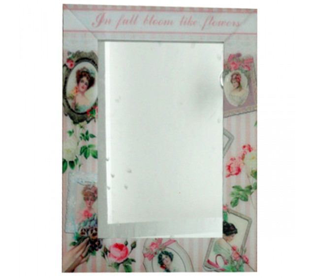 740-002 Дзеркало з рамкою Вінтаж 80*60*4,5см - фото