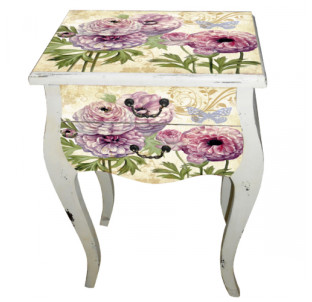 740-006 Столик Квіти 79,5*51*30см - фото