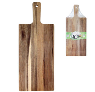 8852 Дошка обробна Преміум з ручкою (акація) 46*18,5*1,5см - фото