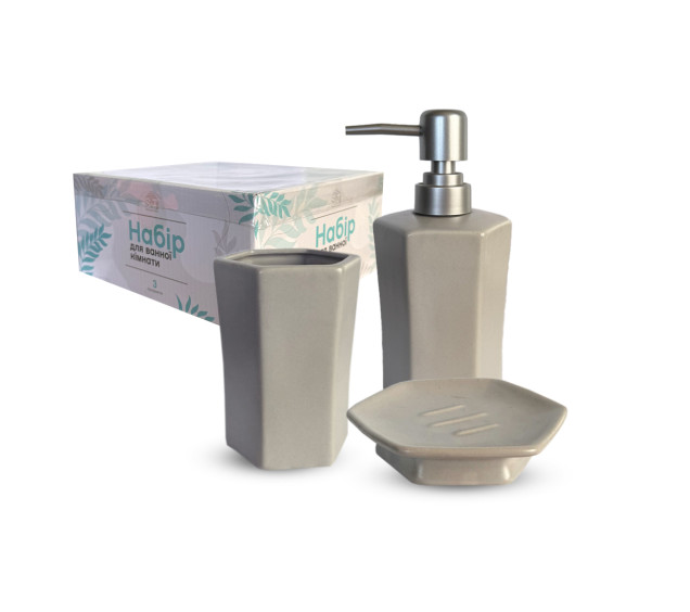 899-9 Набір для ванної кімнати 3 пр NINE - фото