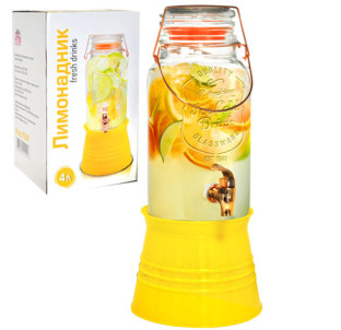 9039 Лимонадник 4л на підставці Відро - фото