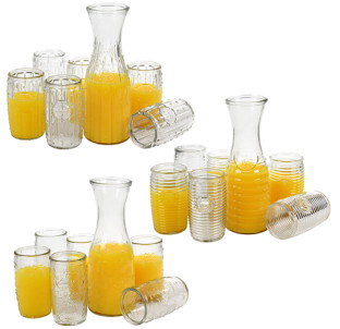 9055 Набір для соку 7 пр. (глечик +6стак.) - фото