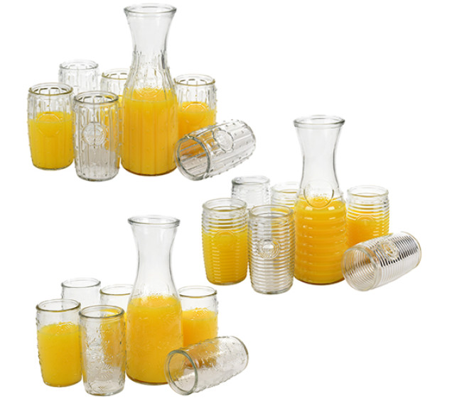 9055 Набір для соку 7 пр. (глечик +6стак.) - фото