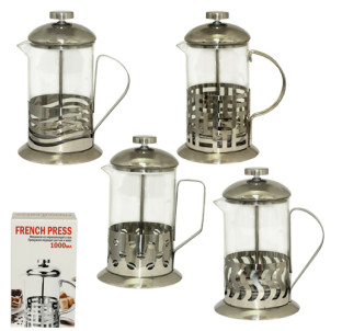 9101 Заварювальний чайник з поршнем 1000мл - фото