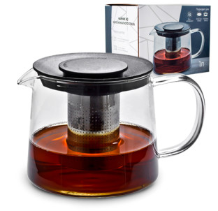 9123  (24) Заварювальний чайник з боросилікатного скла 1500мл Universal - фото