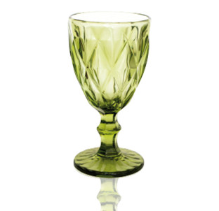 9459-3 Келих для вина 260мл Грані смарагд - фото