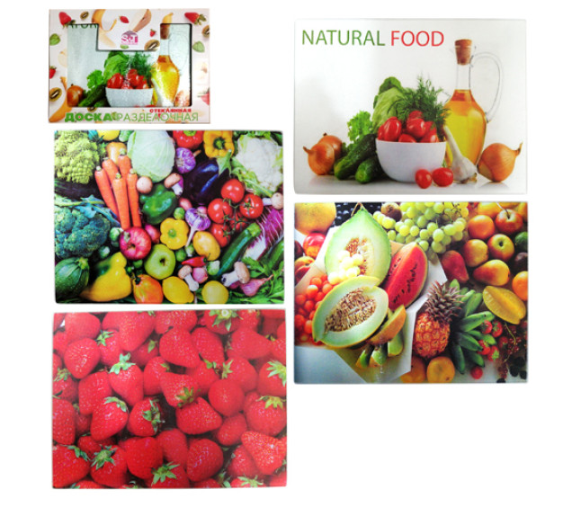 9553 Дошка обробна скляна 40*30см - фото