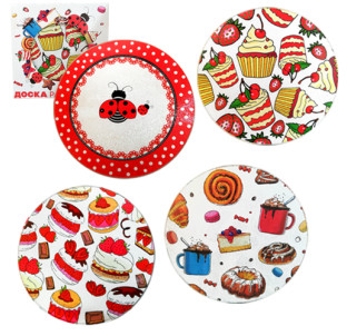 9556 Дошка обробна скляна 25*25см - фото