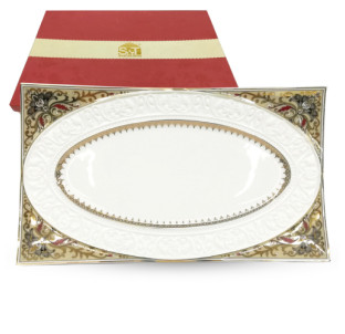 9709-2 Блюдо прямокут. Амелі 25,7*15,2 - фото