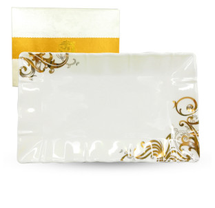 9709-4 Блюдо прямокут. Жаклін 25,7*15,2 - фото