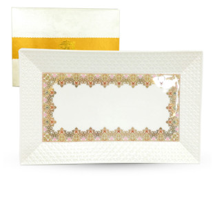 9709-5 Блюдо прямокут. Анжеліка 25,7*15,2 - фото