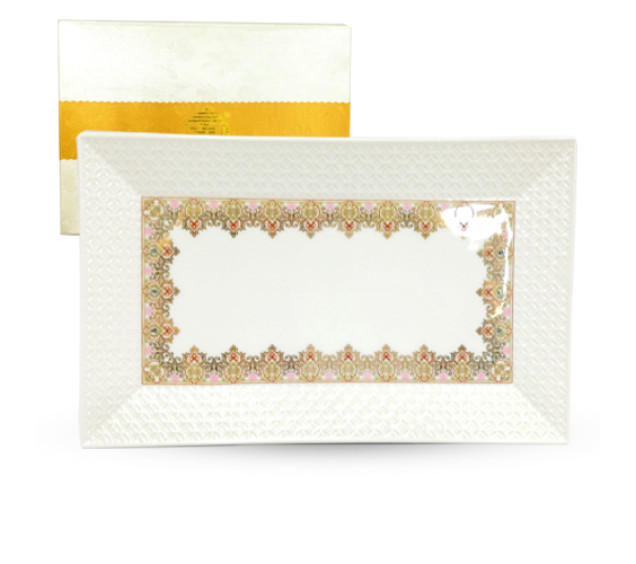 9709-5 Блюдо прямокут. Анжеліка 25,7*15,2 - фото