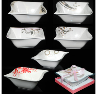 9773 Цукерниця 18*17,5*7см Кристали - фото