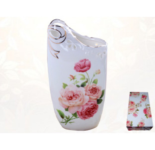 9860 Ваза для квітів 8' Бант (620мл, в.19,5см) (12) - фото