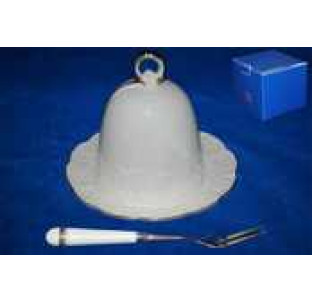 9909 Лимонниця з вилочкою 12*12,5см Біла ніч - фото