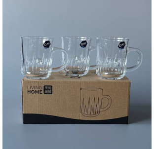 LXZB24-4 Набір чашок скляних (6 шт 240 мл) - фото