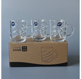 LXZB24-5 Набір чашок скляних (6 шт 240 мл) - фото