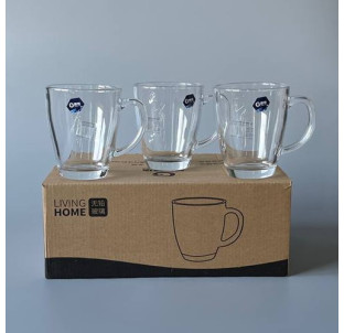 LXZB30-1 Набір чашок скляних (6 шт 385 мл) - фото