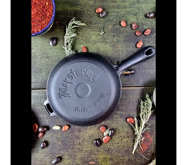 Т202 Сковорода чавунна 24*6см - фото 1