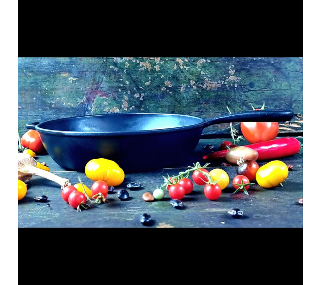 Т203 Сковорода чавунна 26*6см - фото 2