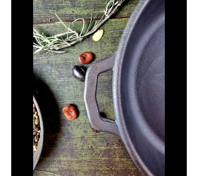 Т202 Сковорода чавунна 24*6см - фото 3