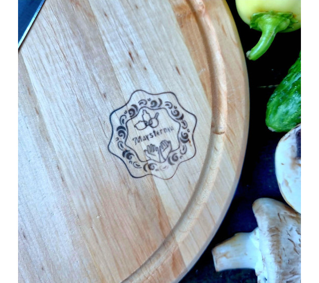 8907-2 Дошка для піци 35 см (товщина 1,5 см) - фото 4