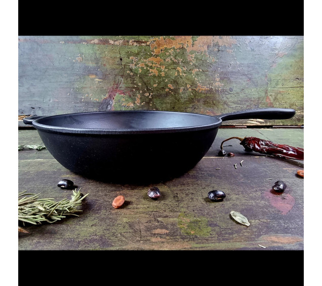 Т204 Сковорода чавунна 28*6см - фото 4