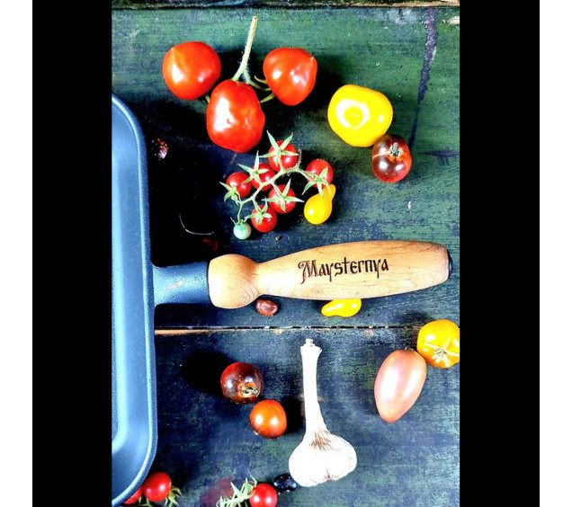 Т307 Сковорода чавунна 28*28*4см квадратна (гриль) - фото 3