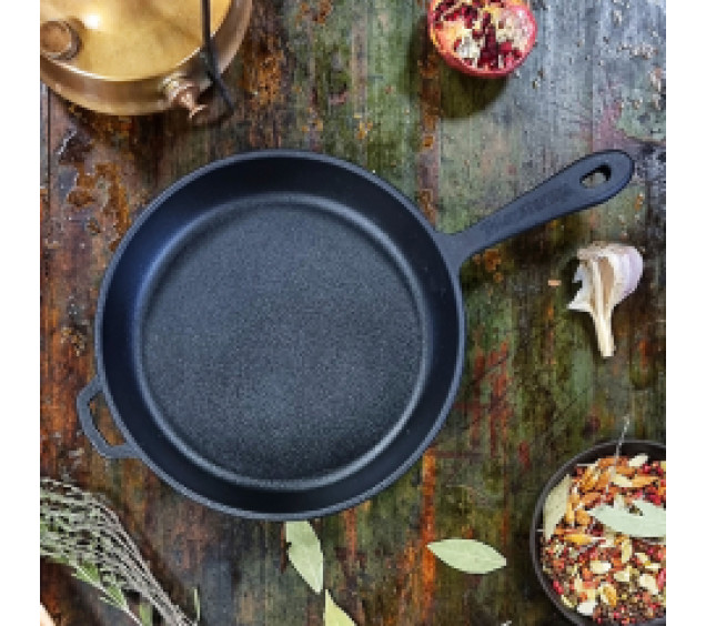 Т2012 Сковорода чавунна 22*4см - фото