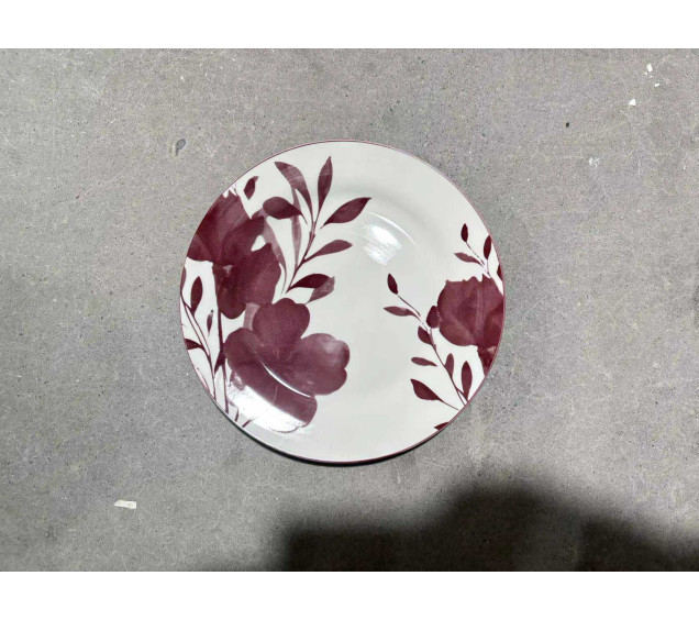 050-54-02 Тарілка 9' Ніжний Бордо - фото