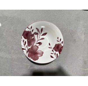 050-54-05 Салатник 8' Ніжний Бордо - фото