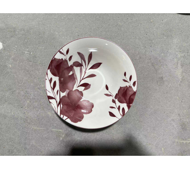 050-54-05 Салатник 8' Ніжний Бордо - фото