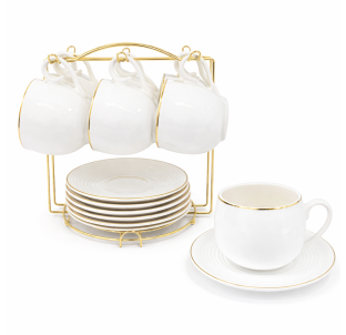 15225-00 Сервіз чайний 12 ел.на стійці "Елен" - фото