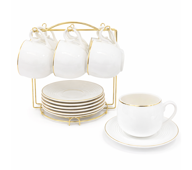 15225-00 Сервіз чайний 12 ел.на стійці "Елен" - фото