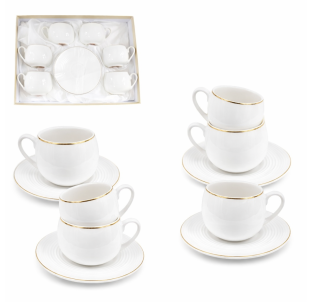 1552-00 Сервіз кавовий 12 пр (6 чашок, 6 блюдець) "Елен" - фото