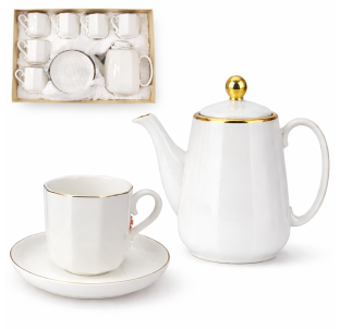 1562-00 Сервіз чайний 13 пр. з чайником "Стелла" - фото